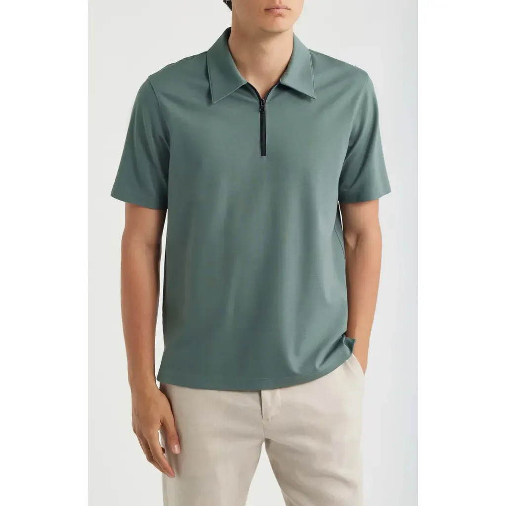 Ryder Quarter Zip Polo by Theory