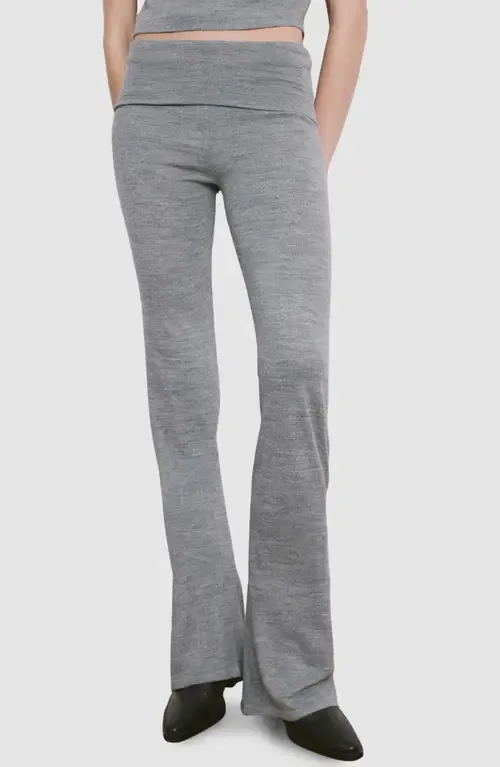 Studded Knit Trousers by MANGO
