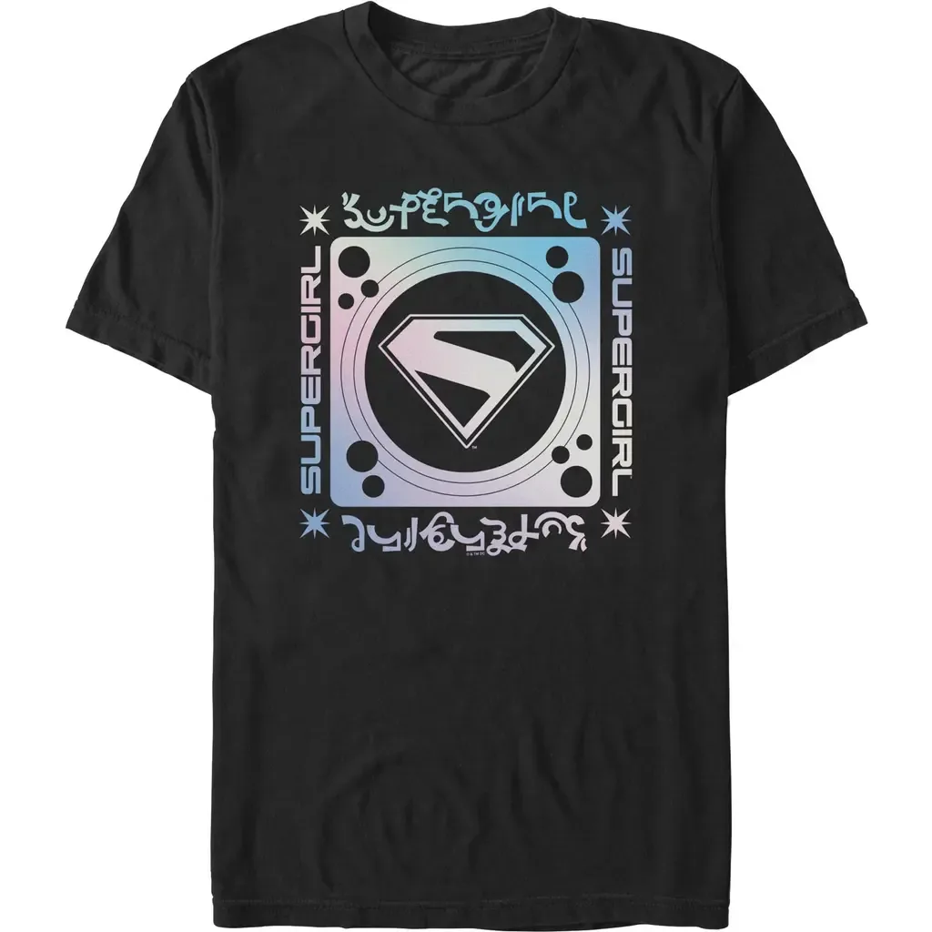 Kryptonian Logo Short Sleeve Graphic T-Shirt by Supergirl