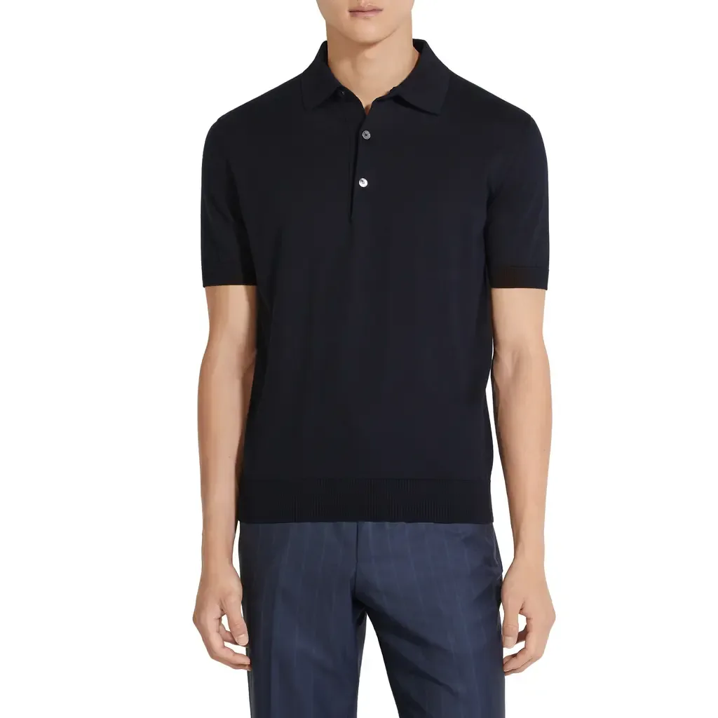 Premium Cotton Polo by ZEGNA