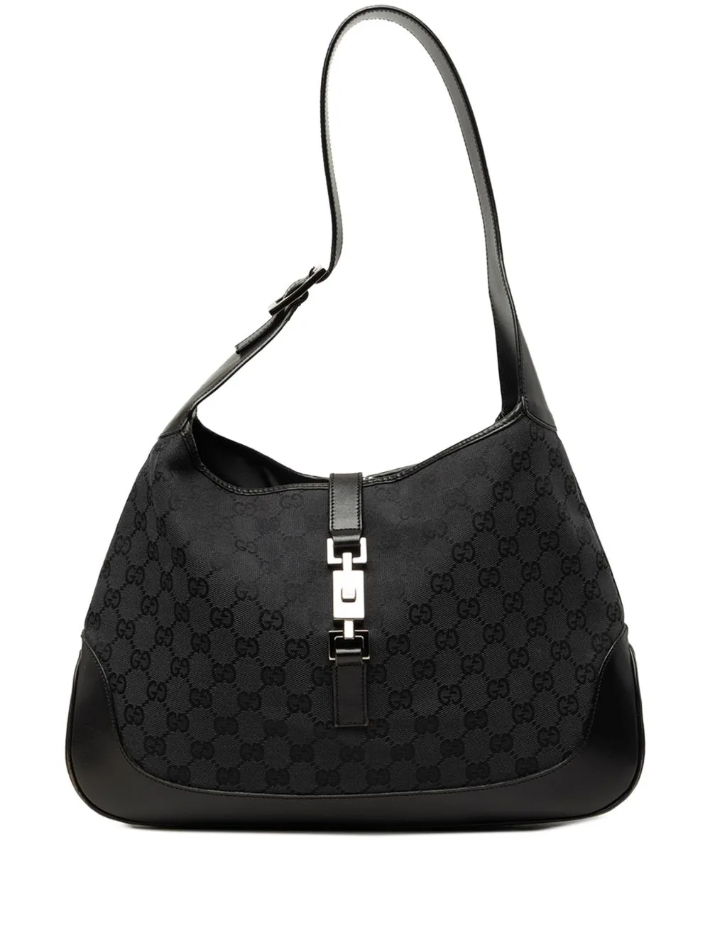 2000-2015 GG Canvas Jackie Shoulder Bag Hobo Bag by Gucci Pre-Owned