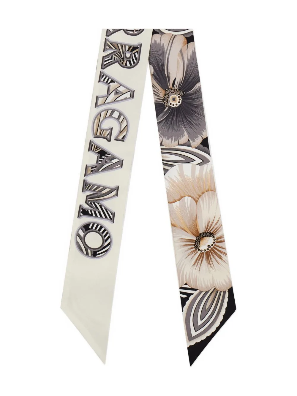 Brezza Print Silk Mini Bandeau by Ferragamo