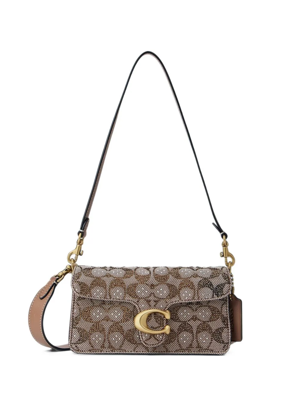 Soft Tabby Shoulder Bag 20 in Crystal Signature Jacquard by Coach
