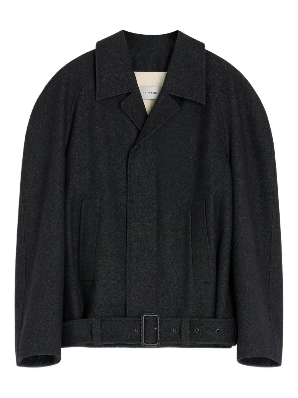 Raglan-Sleeve Belted Jacket by LEMAIRE