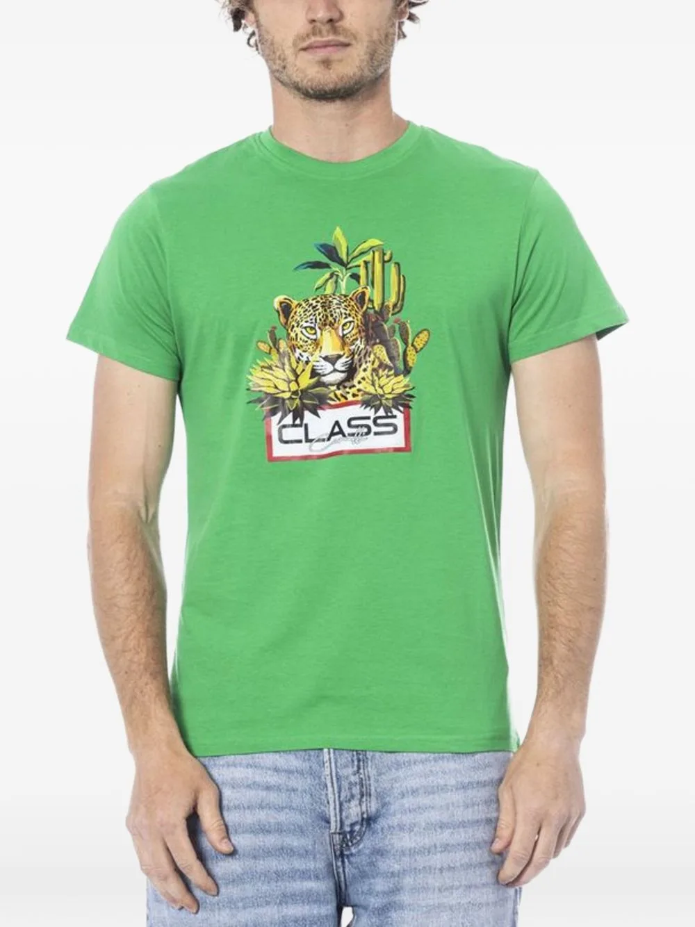 Graphic-Print T-Shirt by Cavalli Class