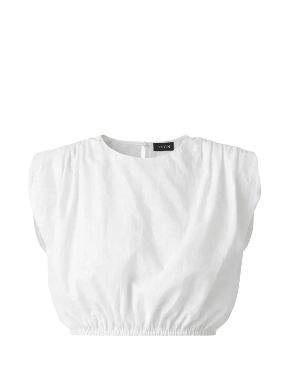 Sirelle Padded-Shoulder Top by Toccin