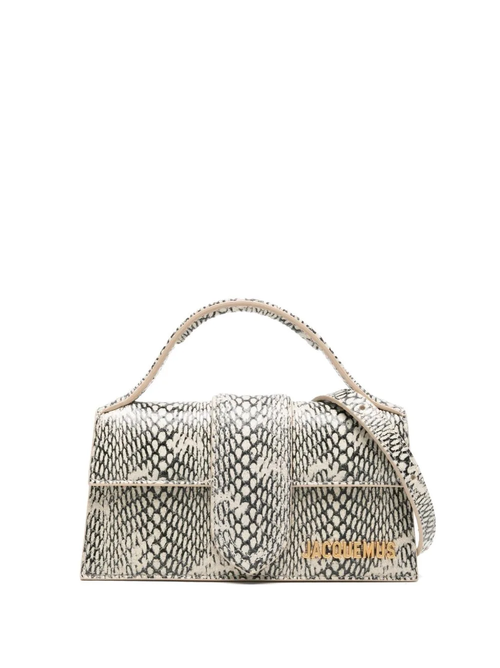 Le Bambino Snake-Print Tote Bag by Jacquemus