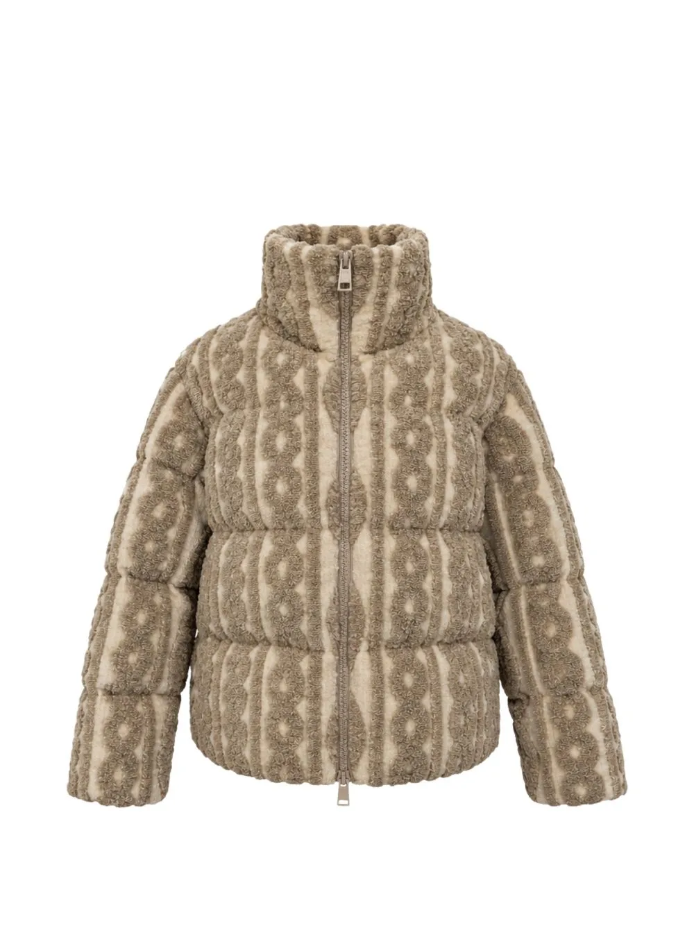 Jacquard-Knit Padded Jacket by Herno