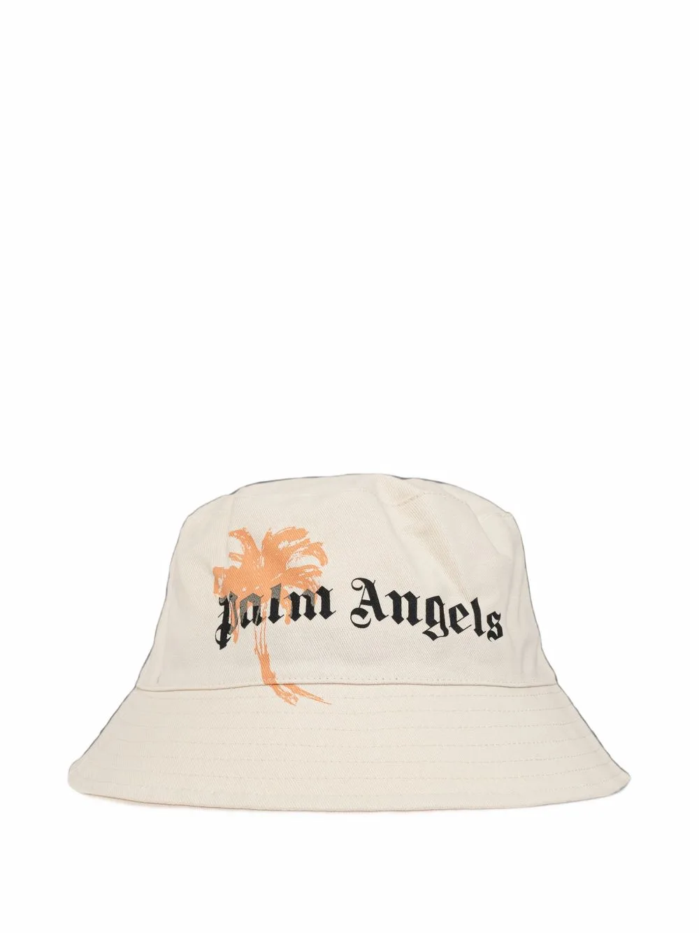 Logo-Print Bucket Hat by Palm Angels
