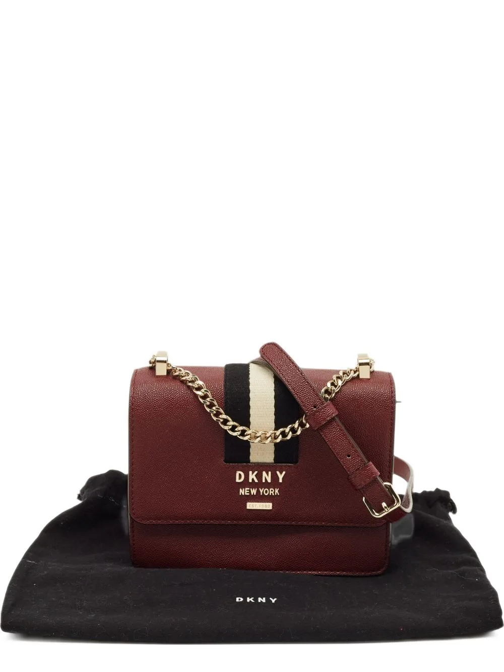 Liza Leather Mini Bag by DKNY Vintage