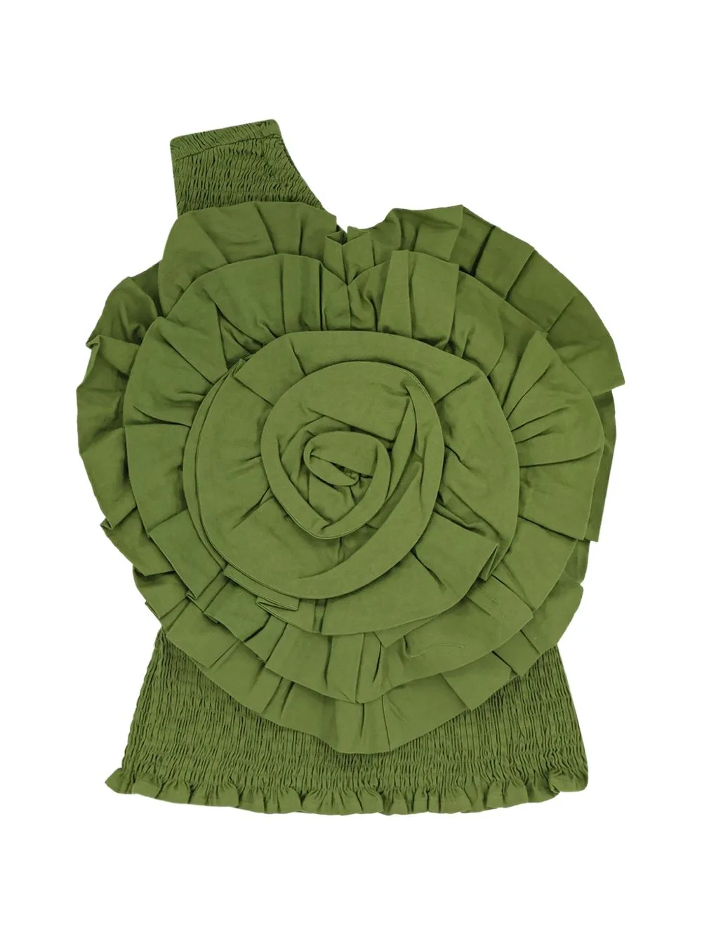 Ruffled One-Shoulder Top by FARM Rio