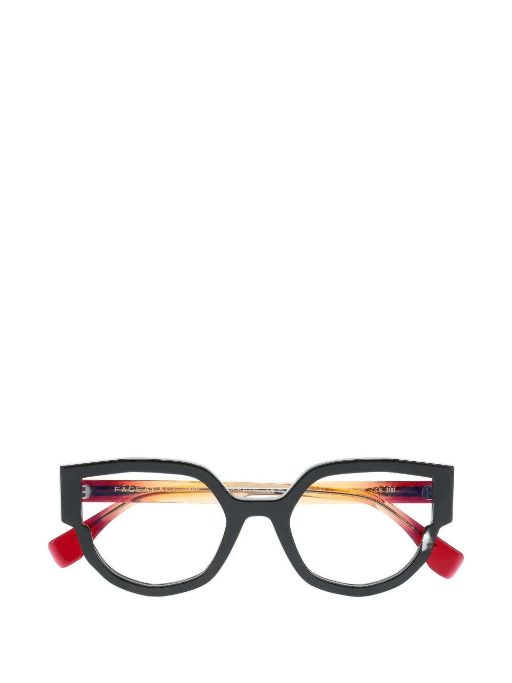 Poska2 Geometric-Frame Glasses by Face À Face