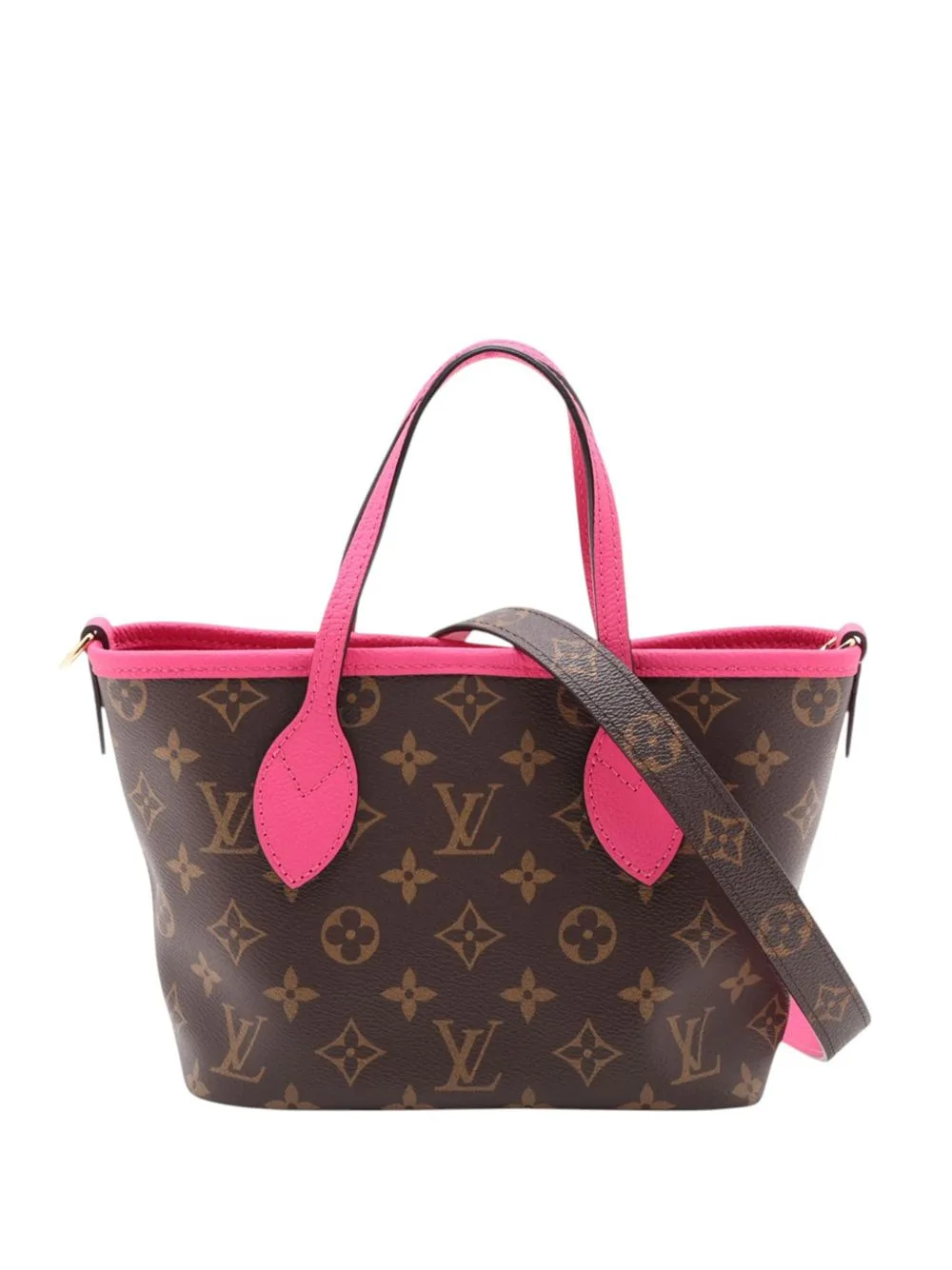 2021-2026 Monogram Neverfull Bandouliere Inside Out BB Tote Bag by Louis Vuitton Pre-Owned