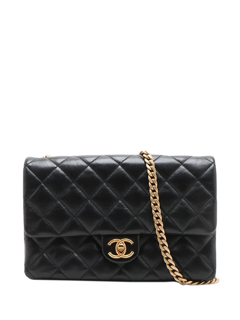 2021-2026 CC Matelasse Lambskin Flap Bag Crossbody Bag