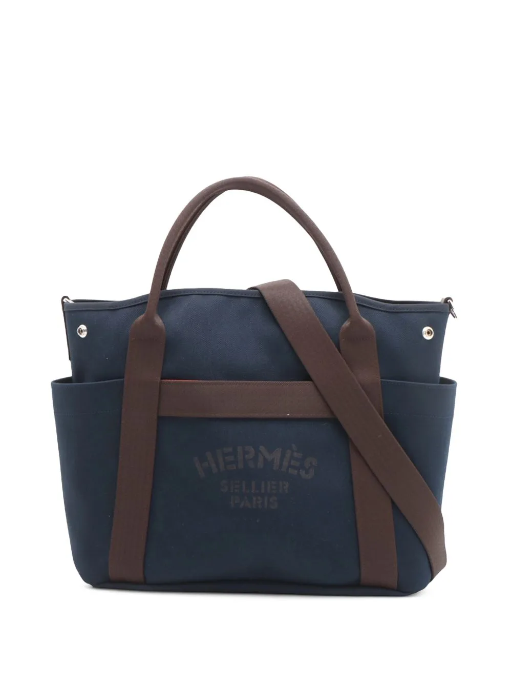 2000-2026 Sac De Pansage Grooming Bag Satchel by Hermès Pre-Owned