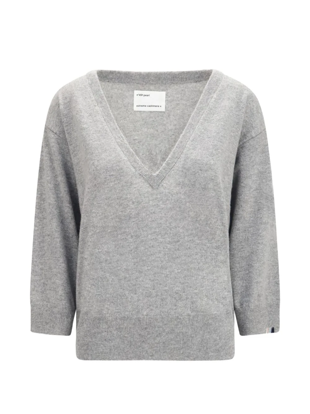 Pearl V-Neck Sweater by extreme cashmere