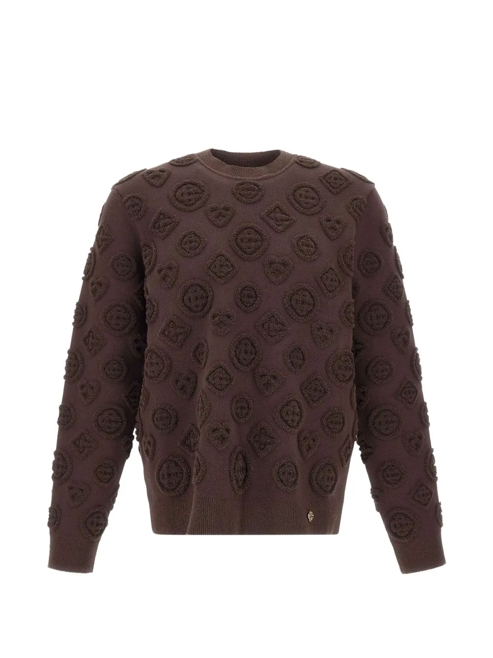 Monogram-Texture Sweater by Casablanca