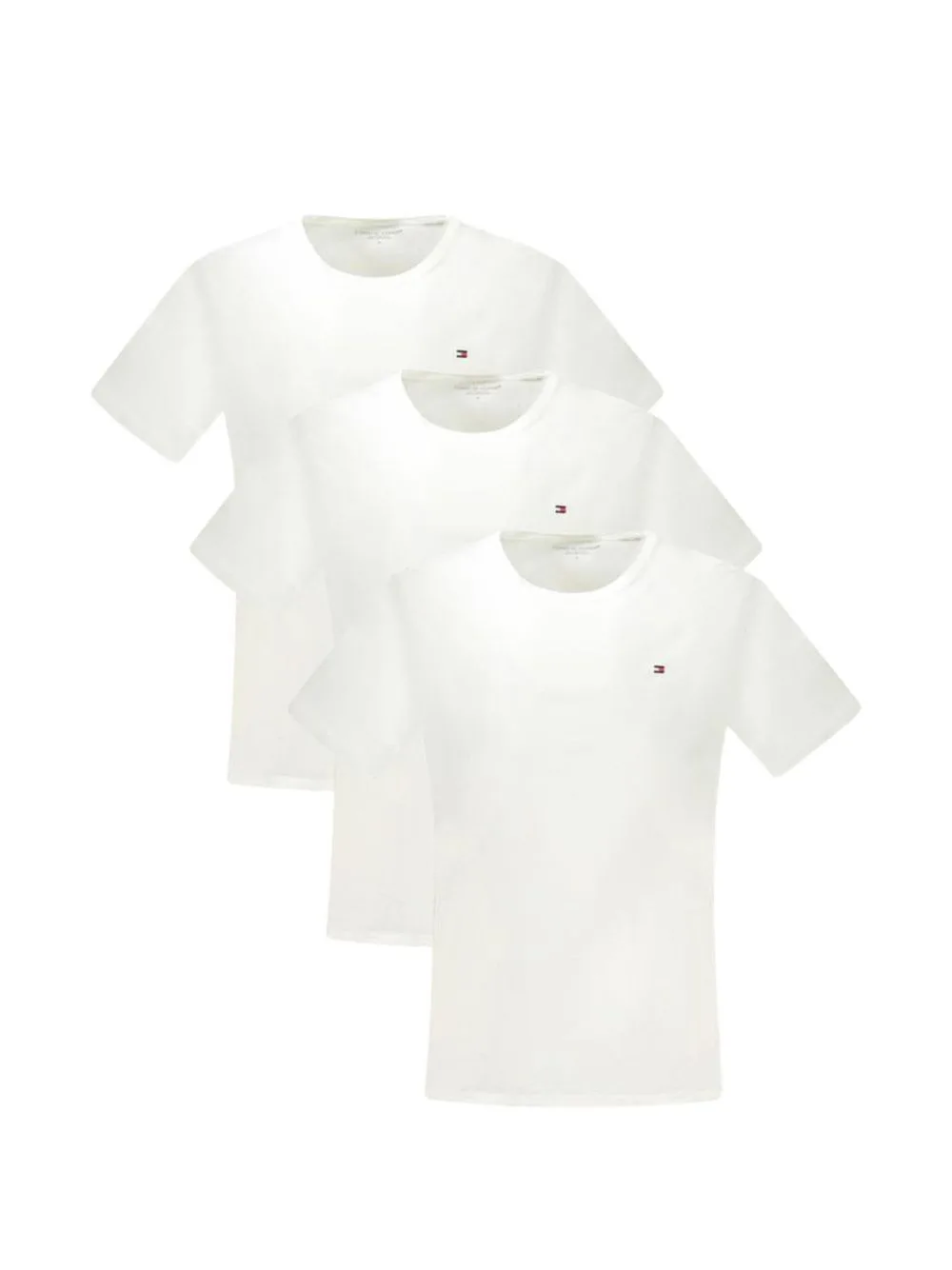 Logo-Embroidered T-Shirts (set of Three) by Tommy Hilfiger