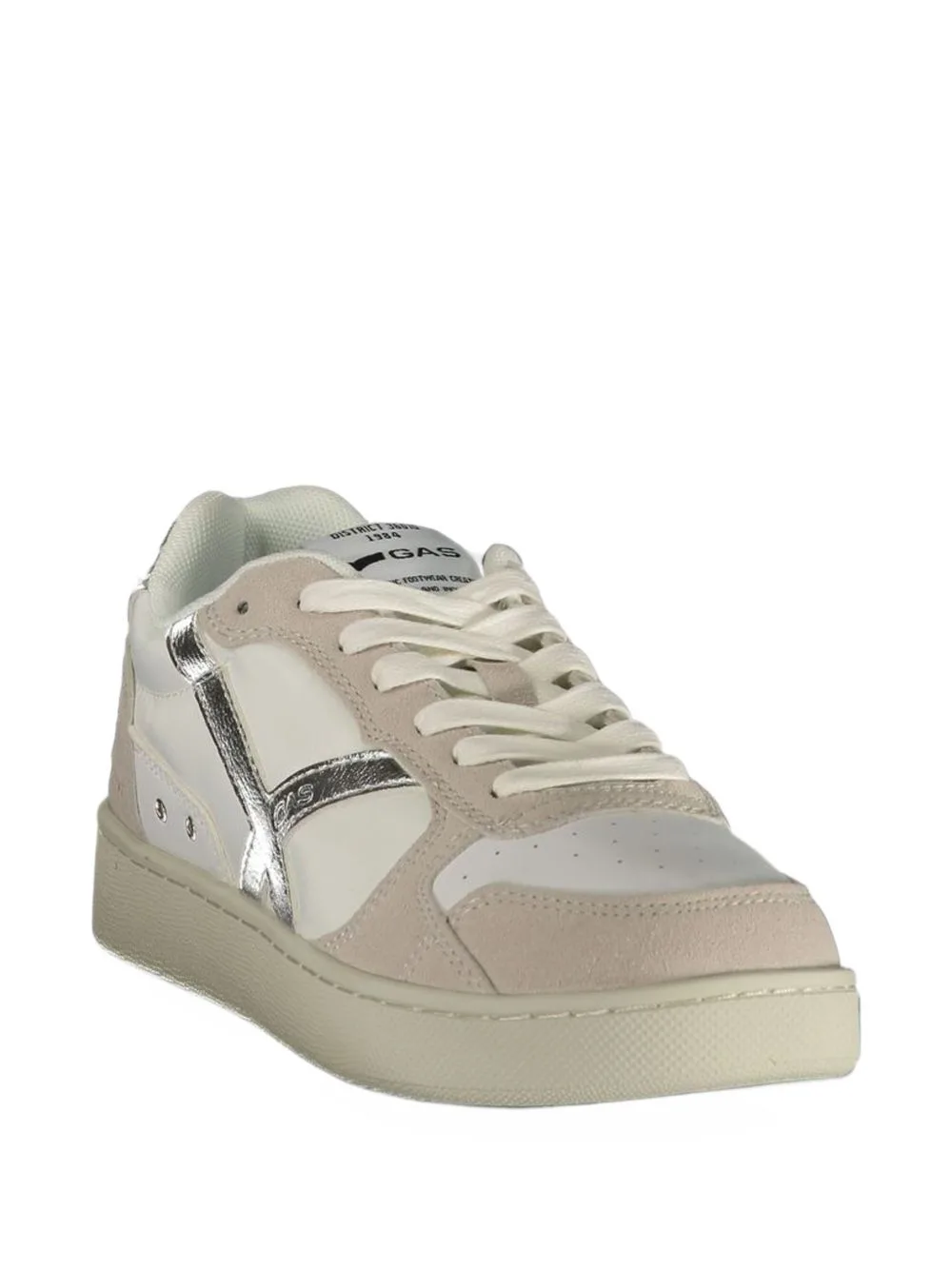 Pyro Mix Metallic-Effect Panelled Sneakers by GAS