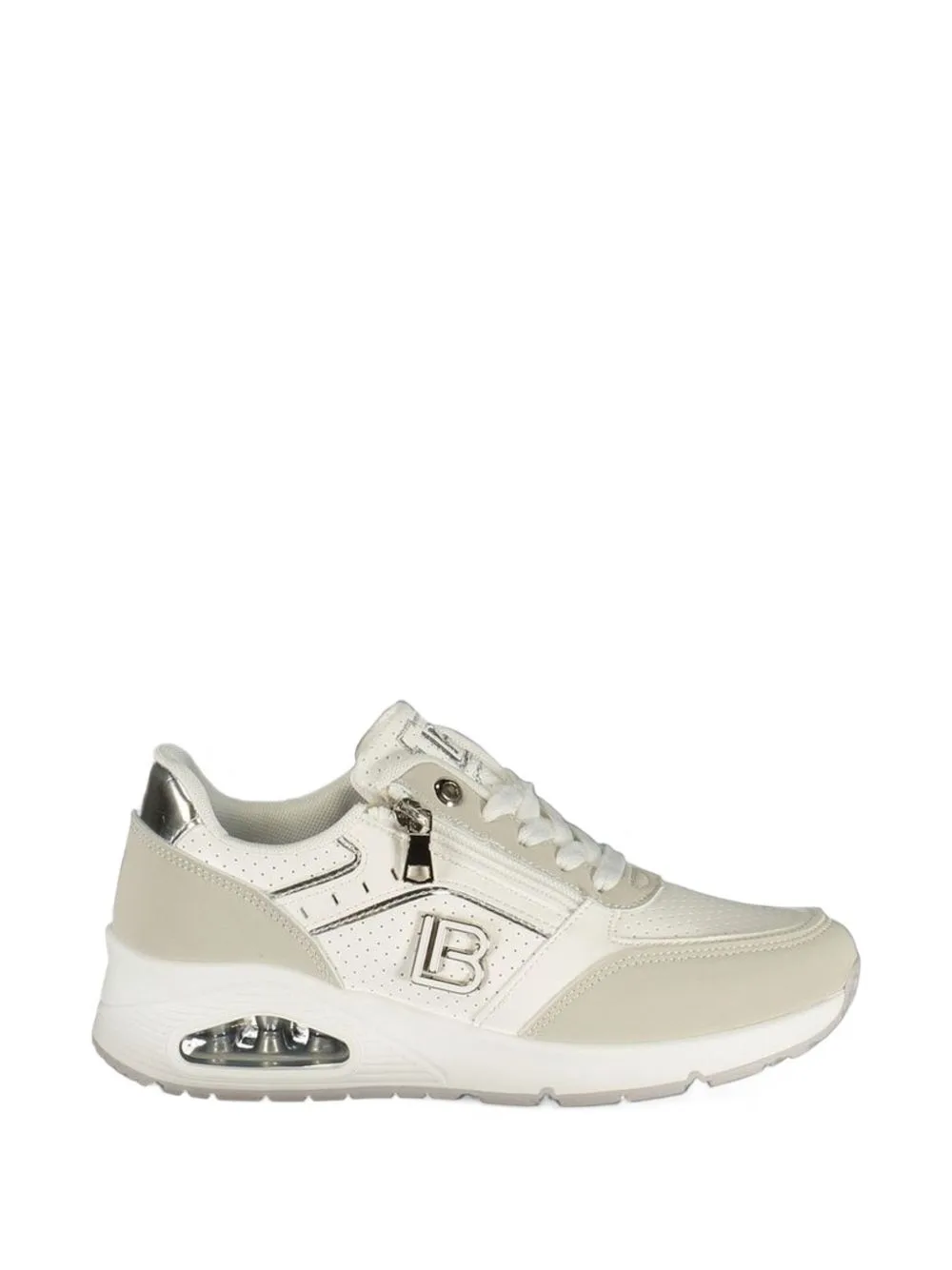 Logo-Plaque Panelled Sneakers by Laura Biagiotti