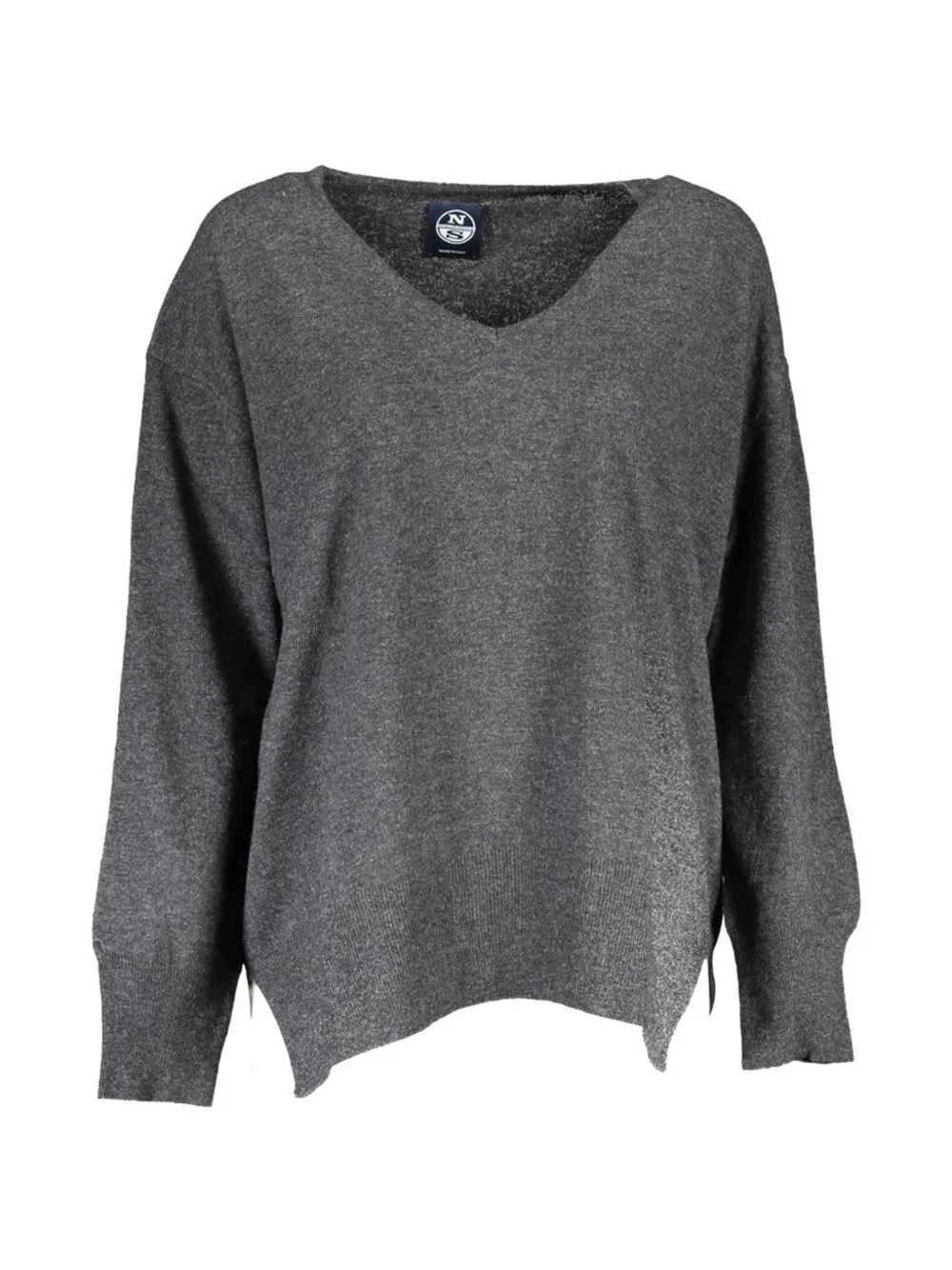 V-Neck Side-Slit Sweater by North Sails