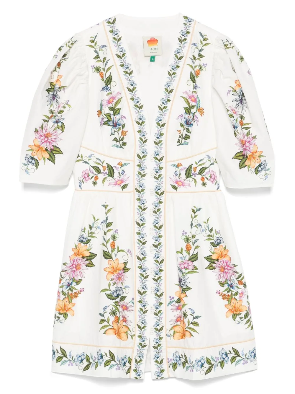 Floral-Print Mini Dress by FARM Rio