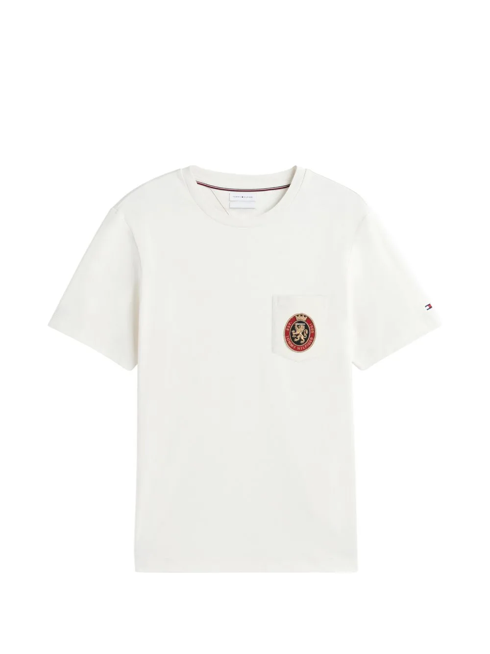 Crest-Patch Pocket T-Shirt by Tommy Hilfiger