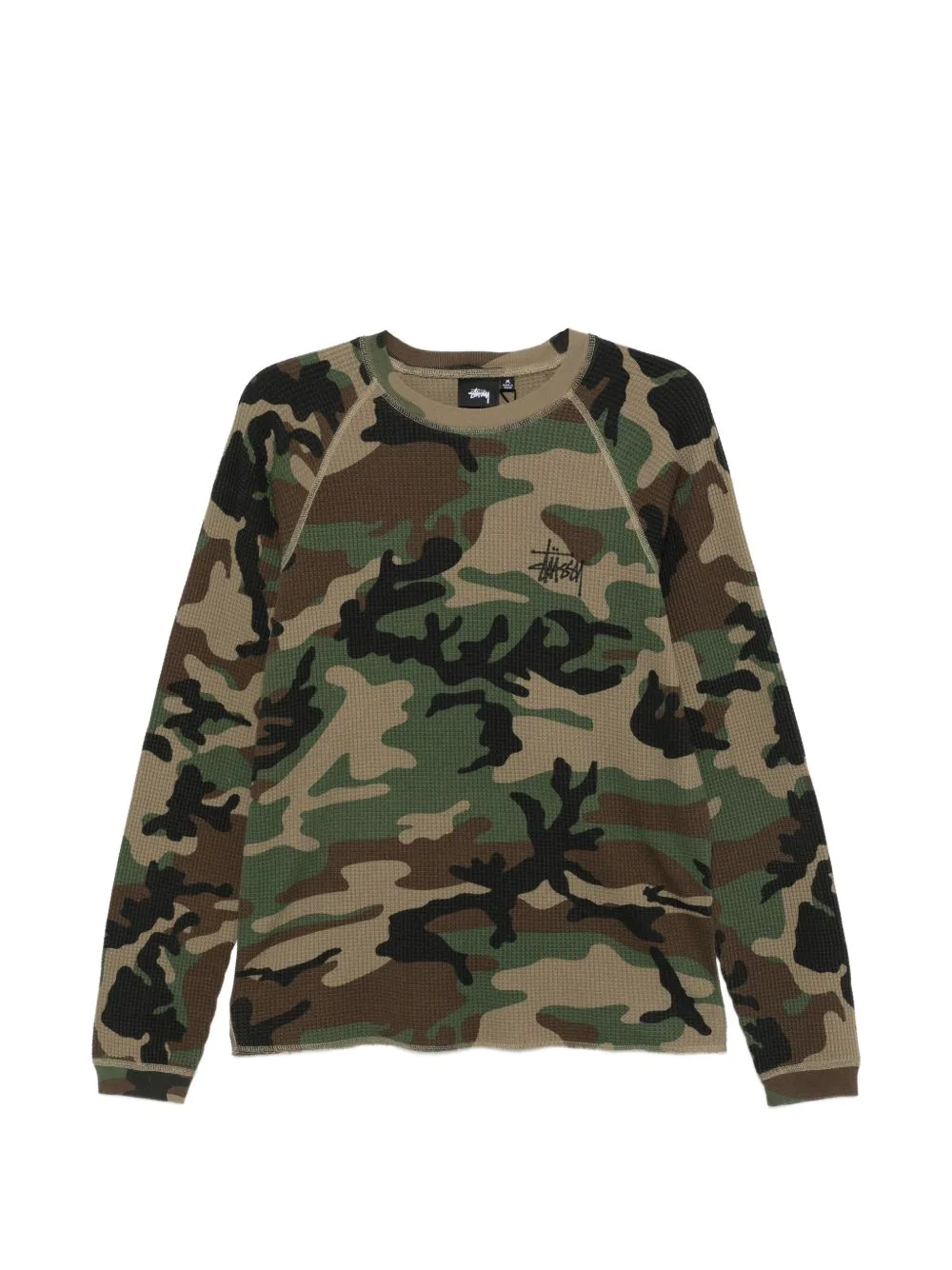 Camouflage Crew-Neck T-Shirt by Stüssy