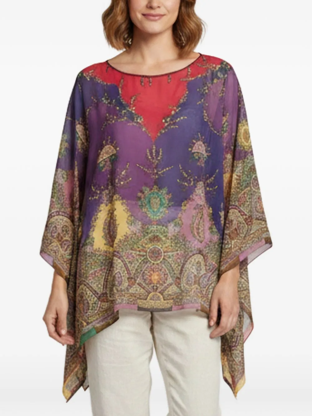 Paisley Beaded-Embellished Blouse by Etro Pre-Owned