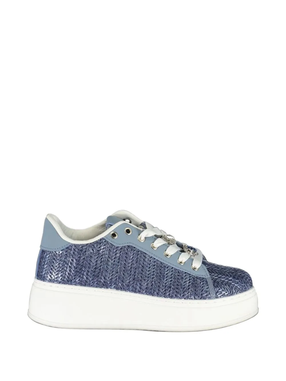 Woven-Effect Platform Sneakers by Laura Biagiotti