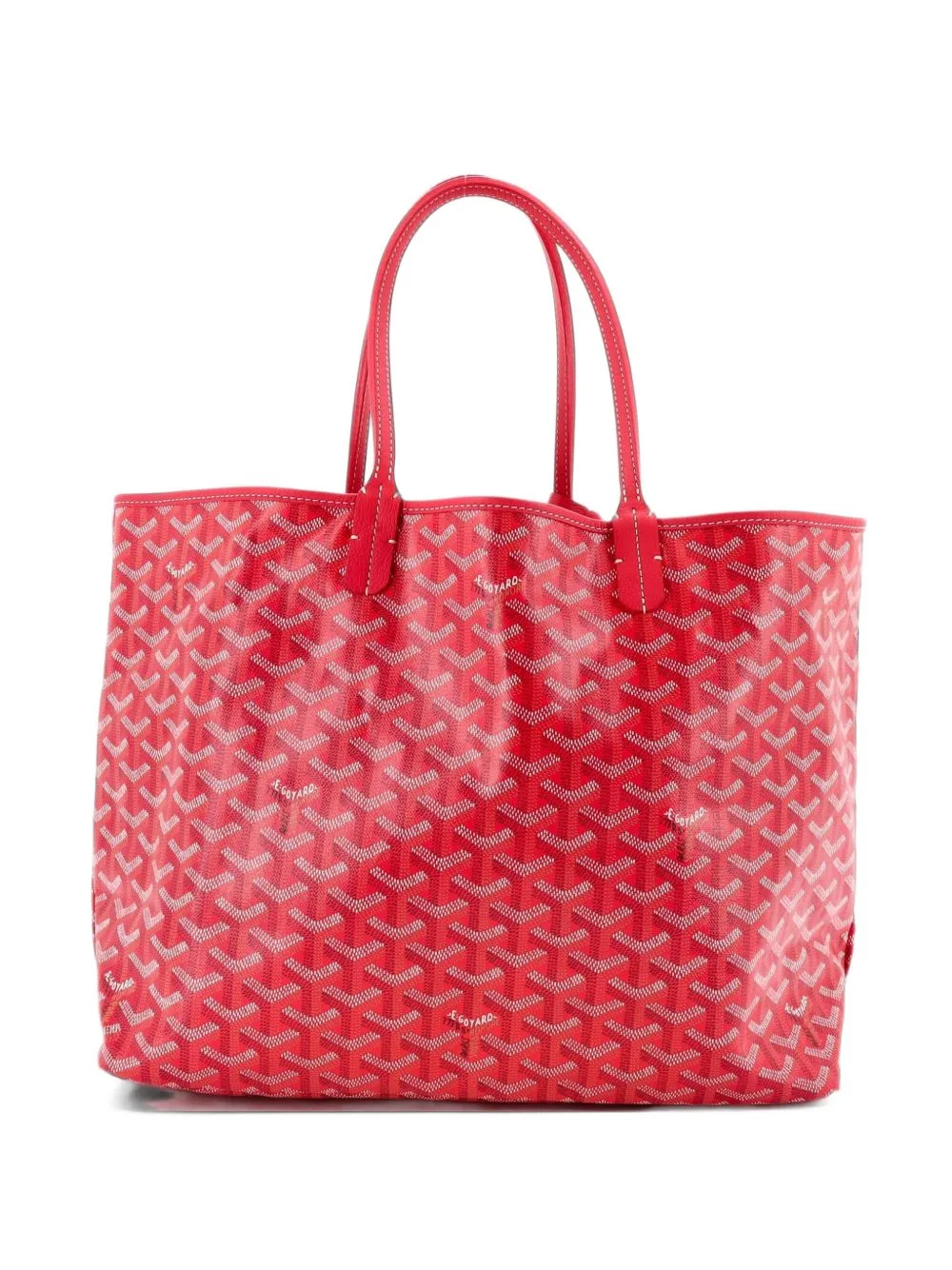 Saint Louis Reversible Coated Canvas and Printed Canvas PM Tote Bag by Goyard Pre-Owned