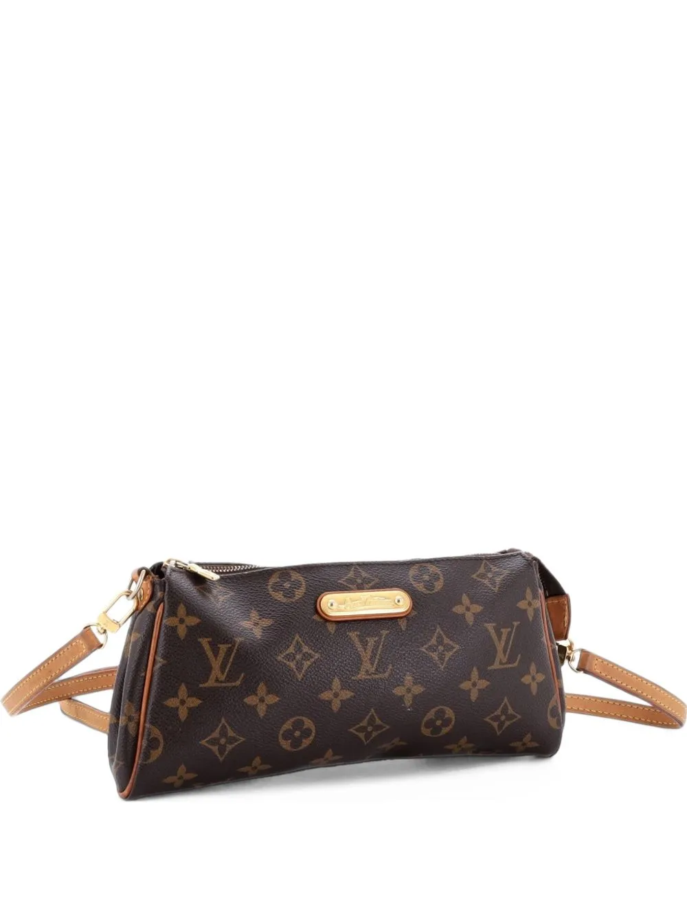 Eva Handbag Monogram Canvas Clutch Bag by Louis Vuitton Pre-Owned