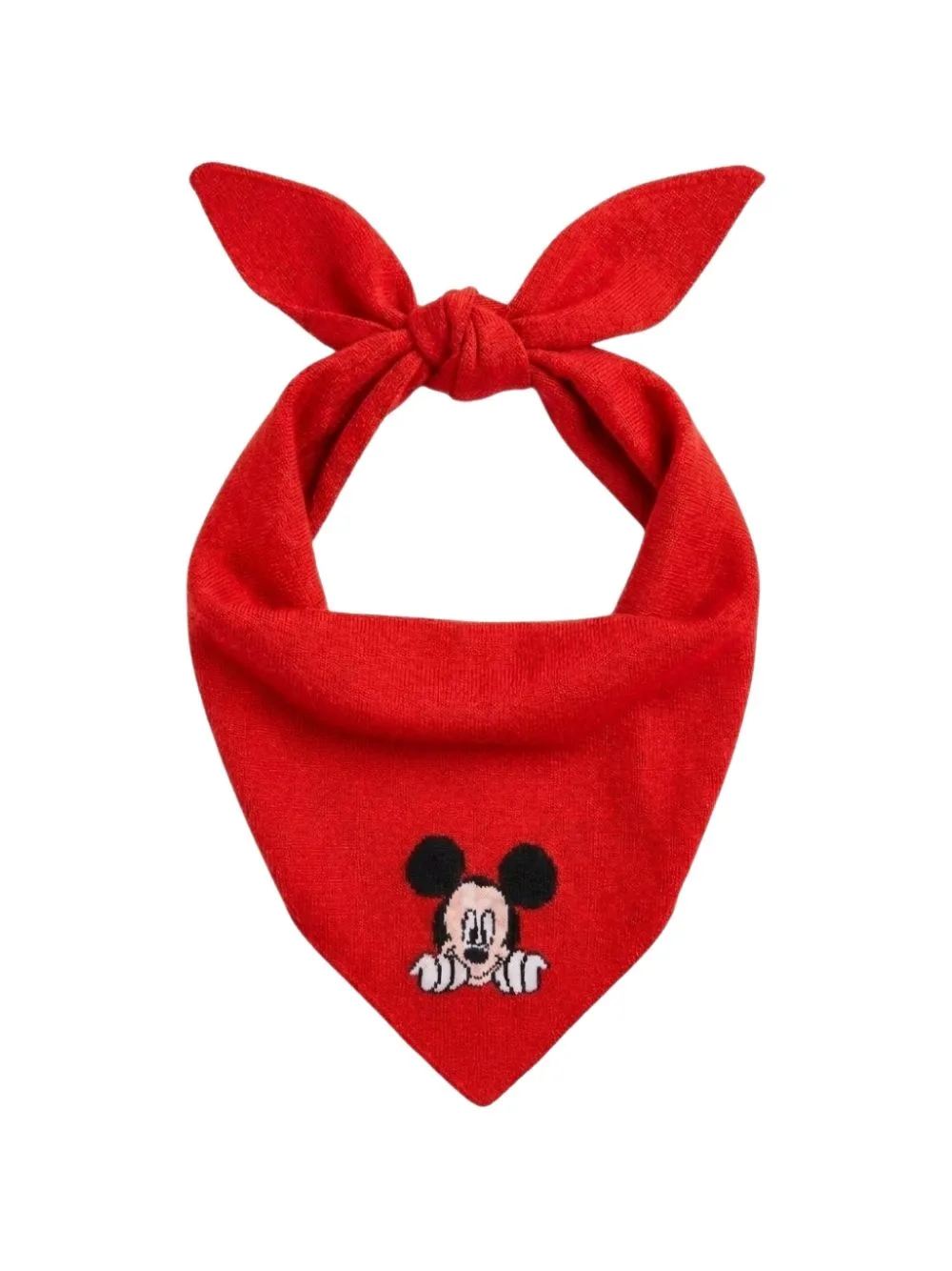 Mickey Intarsia-Knit Bandana by Chinti & Parker