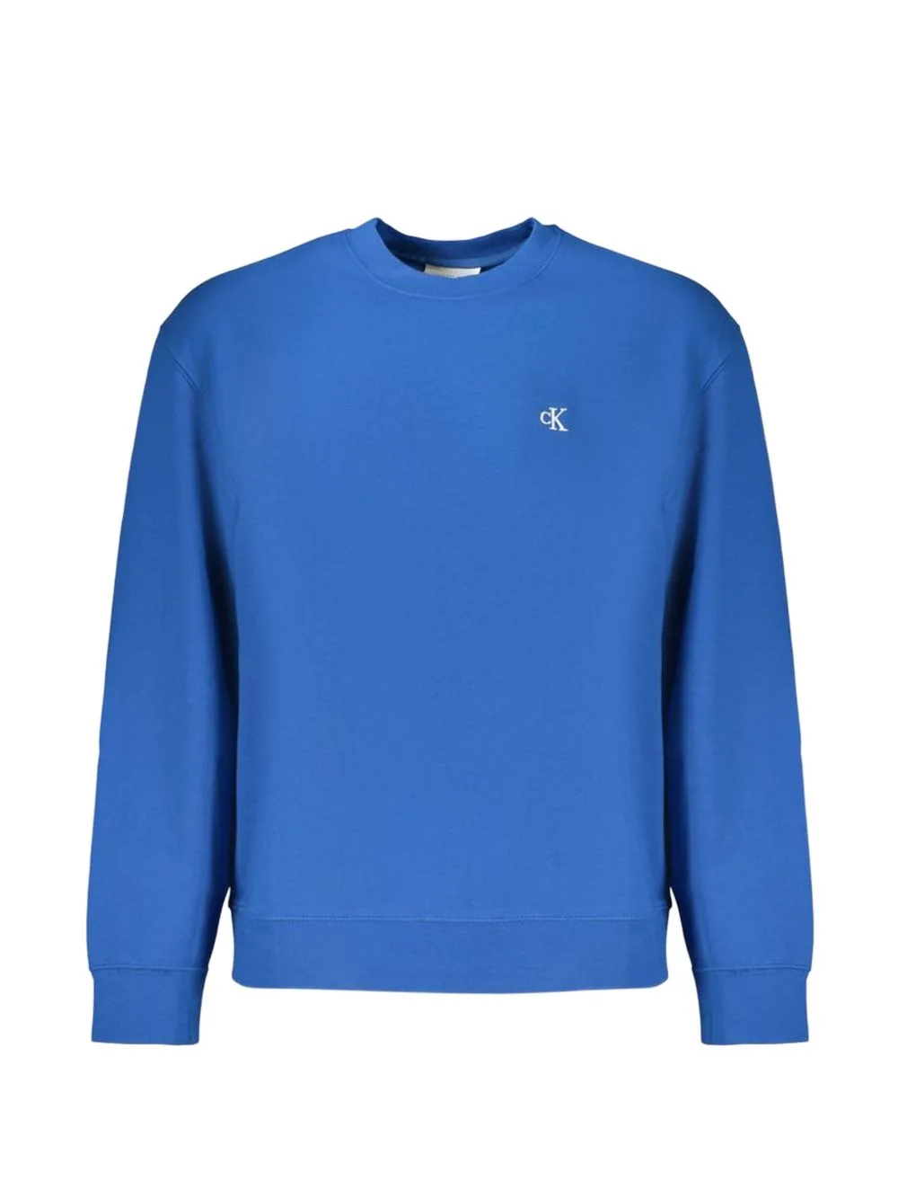 Logo-Embroidered Long-Sleeve Sweatshirt by Calvin Klein