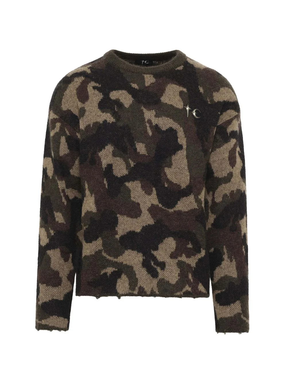 TC Infintry Camouflage-Pattern Sweater by THUG CLUB