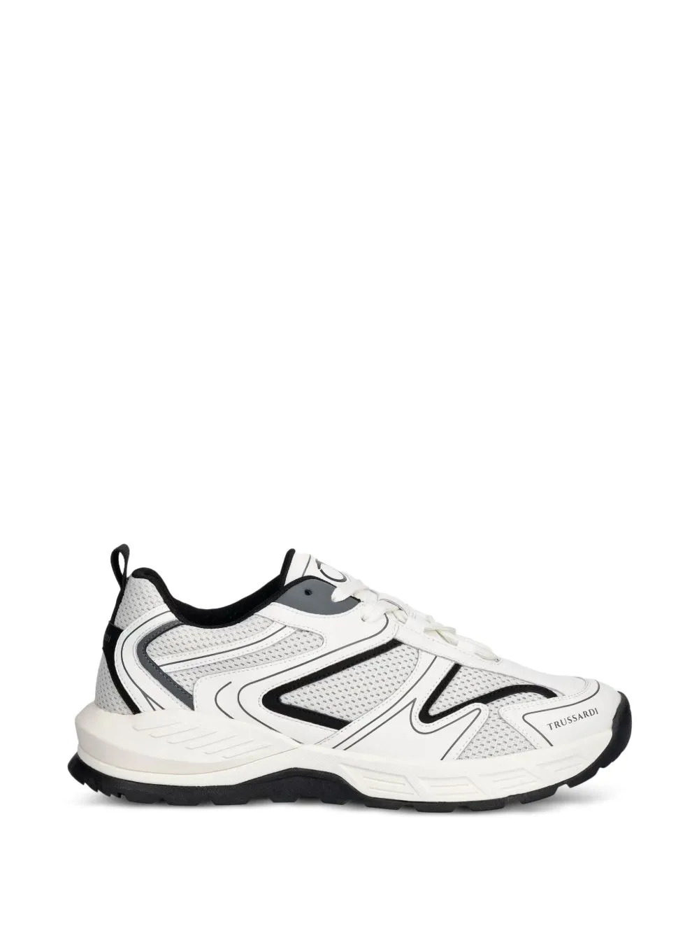 Panelled Mesh Sneakers by Trussardi