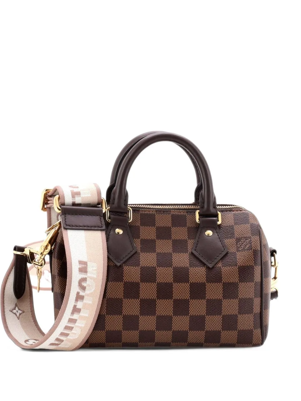 Speedy Bandouliere Bag Damier 20 Satchel by Louis Vuitton Pre-Owned