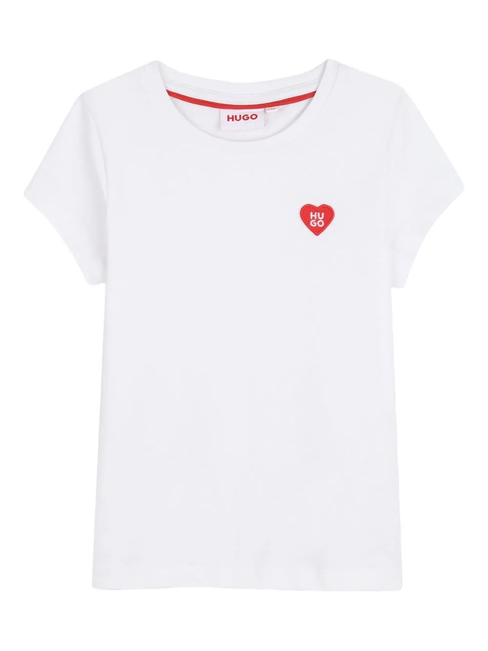 Heart-Motif Short-Sleeved T-Shirt by HUGO KIDS