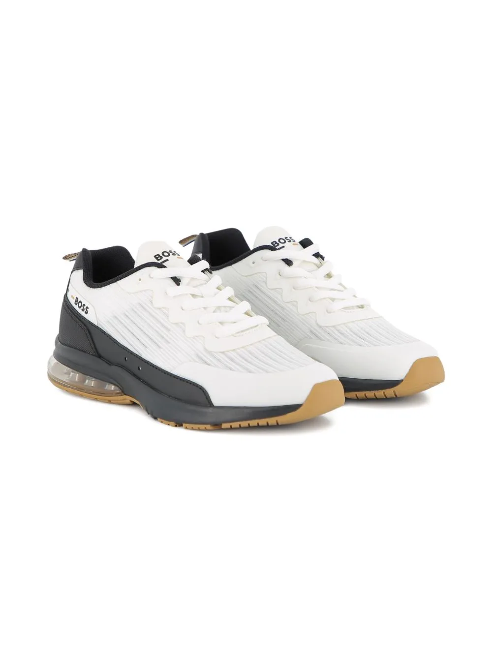 Lace-Up Sneakers by BOSS Kidswear