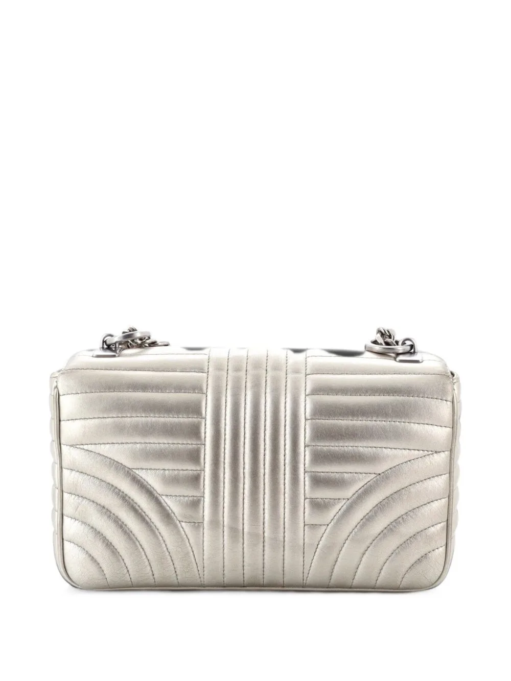 Chain Flap Shoulder Bag Diagramme Quilted Leather Medium Crossbody Bag by Prada Pre-Owned