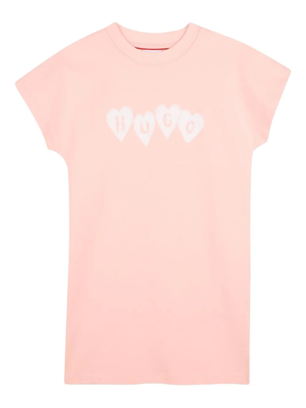 Hearts-Graphic Dress by HUGO KIDS