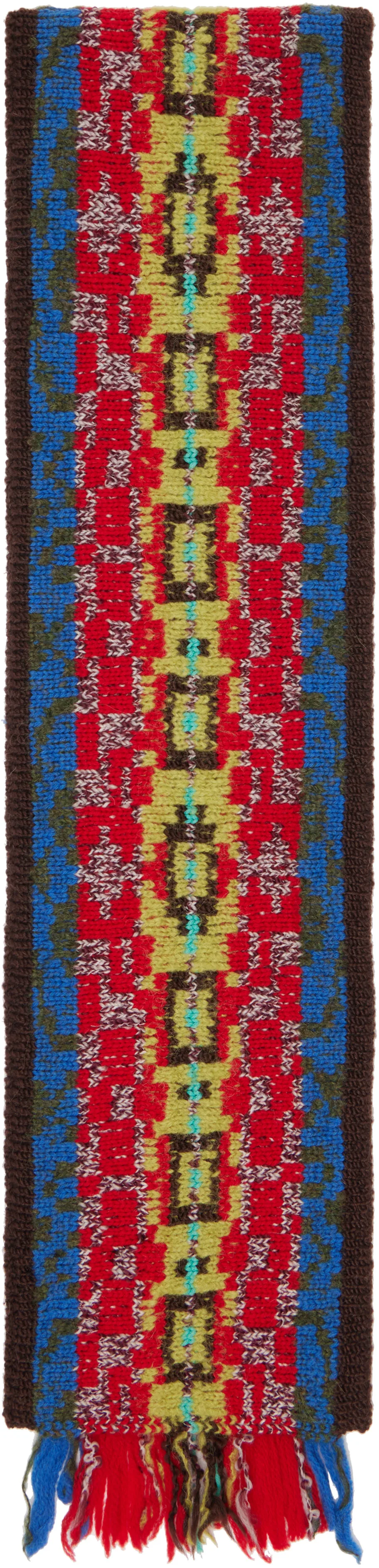 Jacquard Wool Scarf by Dries Van Noten