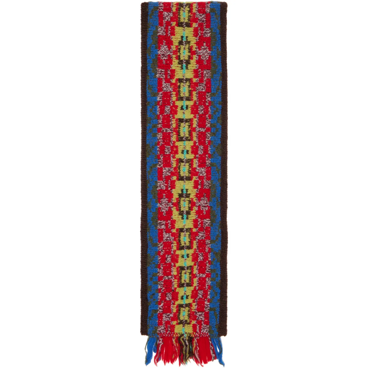 Jacquard Wool Scarf by Dries Van Noten