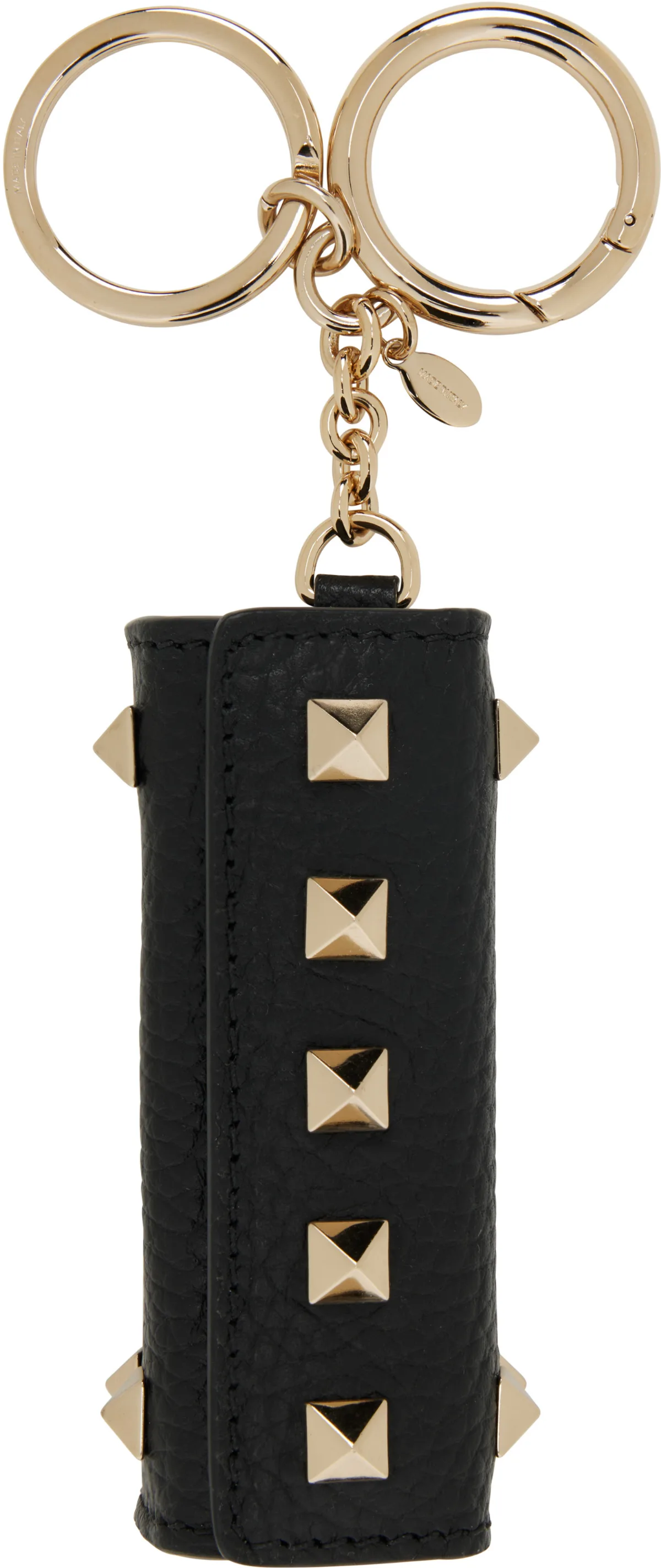 Rockstud Charm Lipstick Keychain by Valentino Garavani