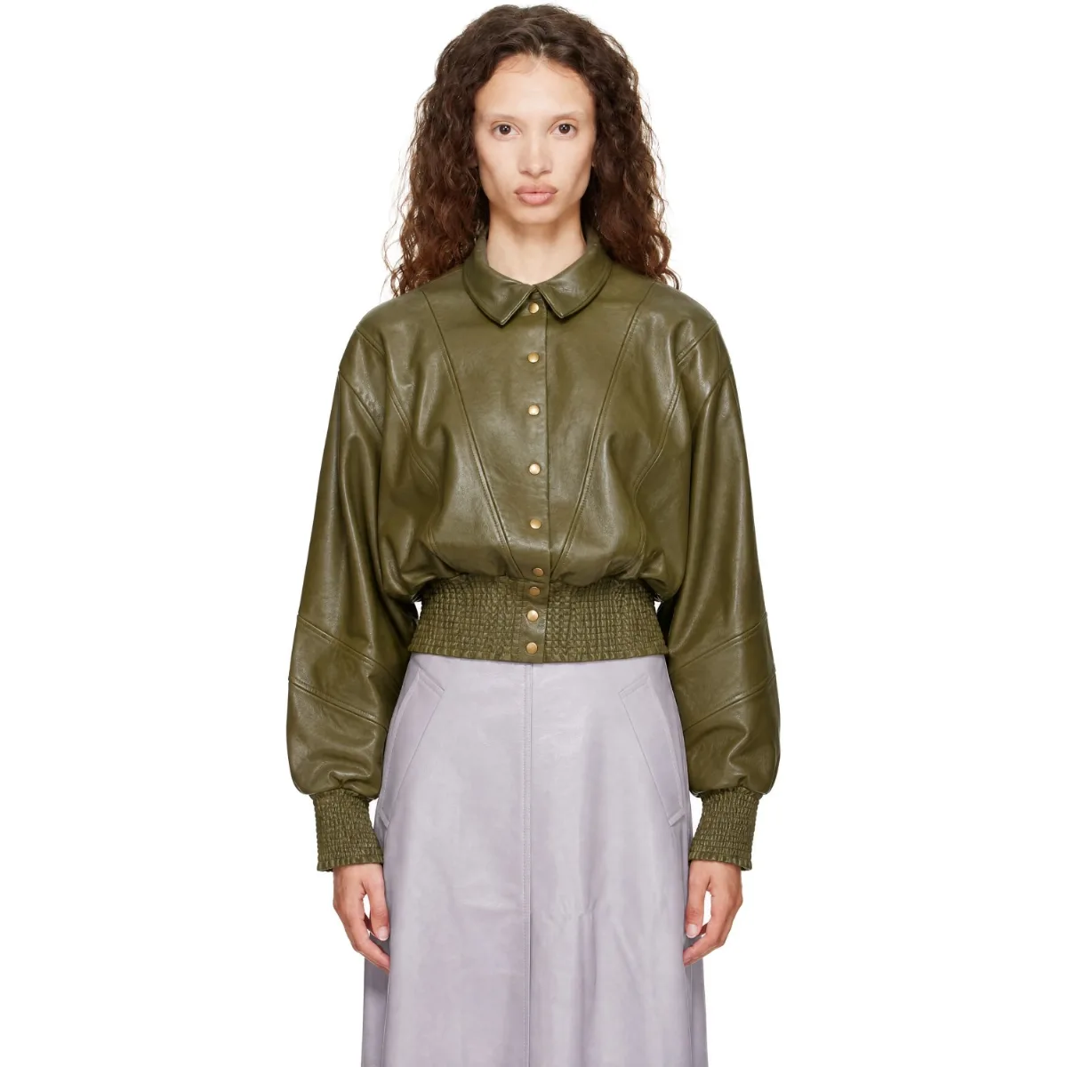Sandy Leather Jacket by Nicklas Skovgaard