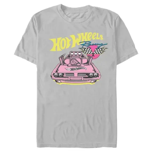Hot Wheels Rodger Dodger Retro Racing Flags T-Shirt by Hot Wheels