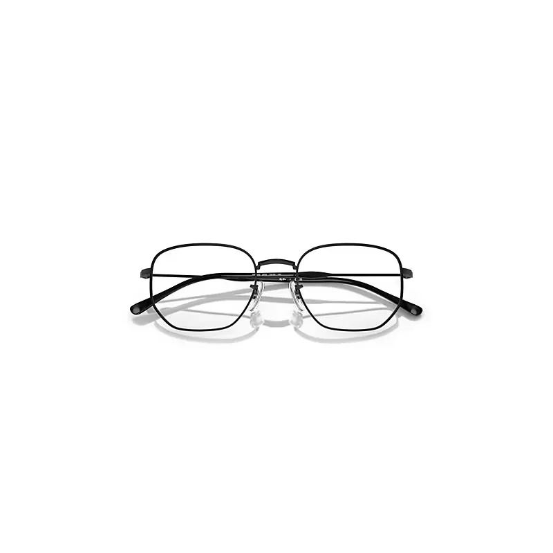 Rb6496 Optics Eyeglasses Black Frame Clear Lenses Polarized by Ray-Ban