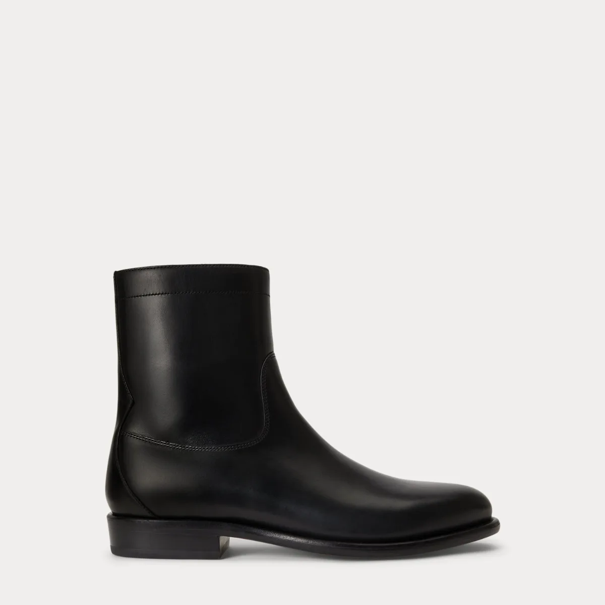 Owen Leather Zip Ankle Boot
