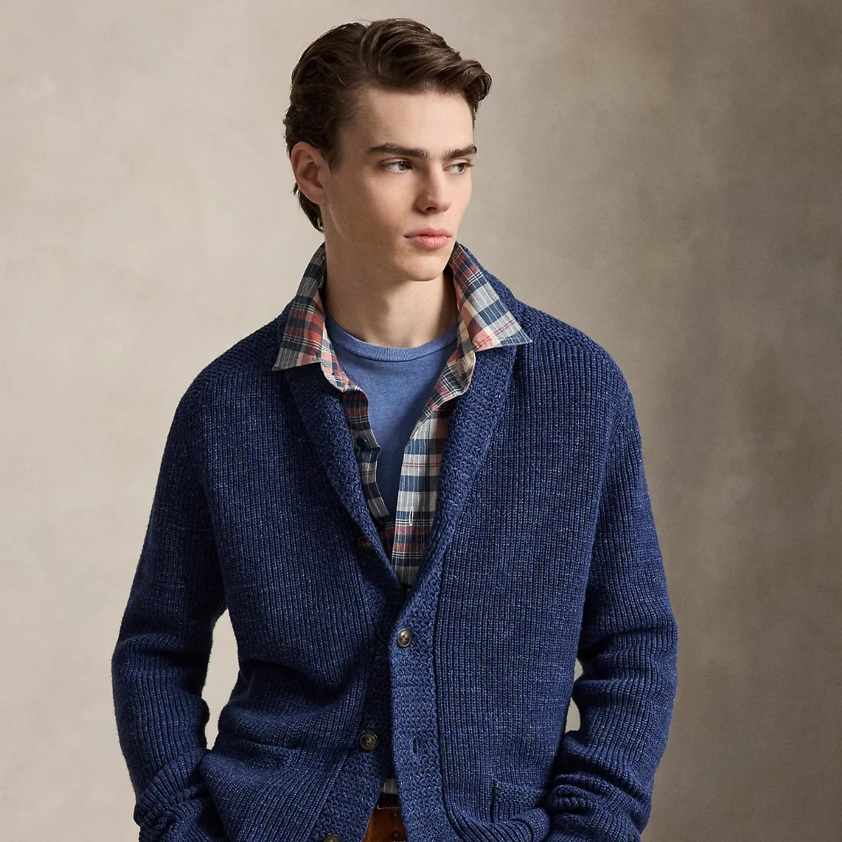 Textured Cotton Shawl Cardigan by Polo Ralph Lauren