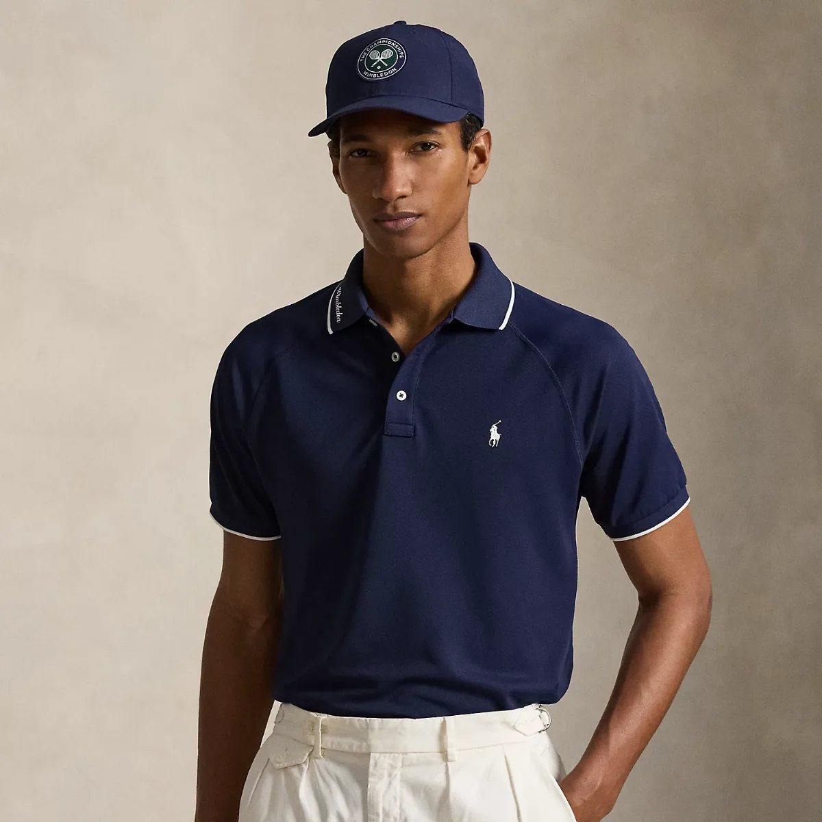 Wimbledon Custom Slim Fit Polo Shirt by Polo Ralph Lauren